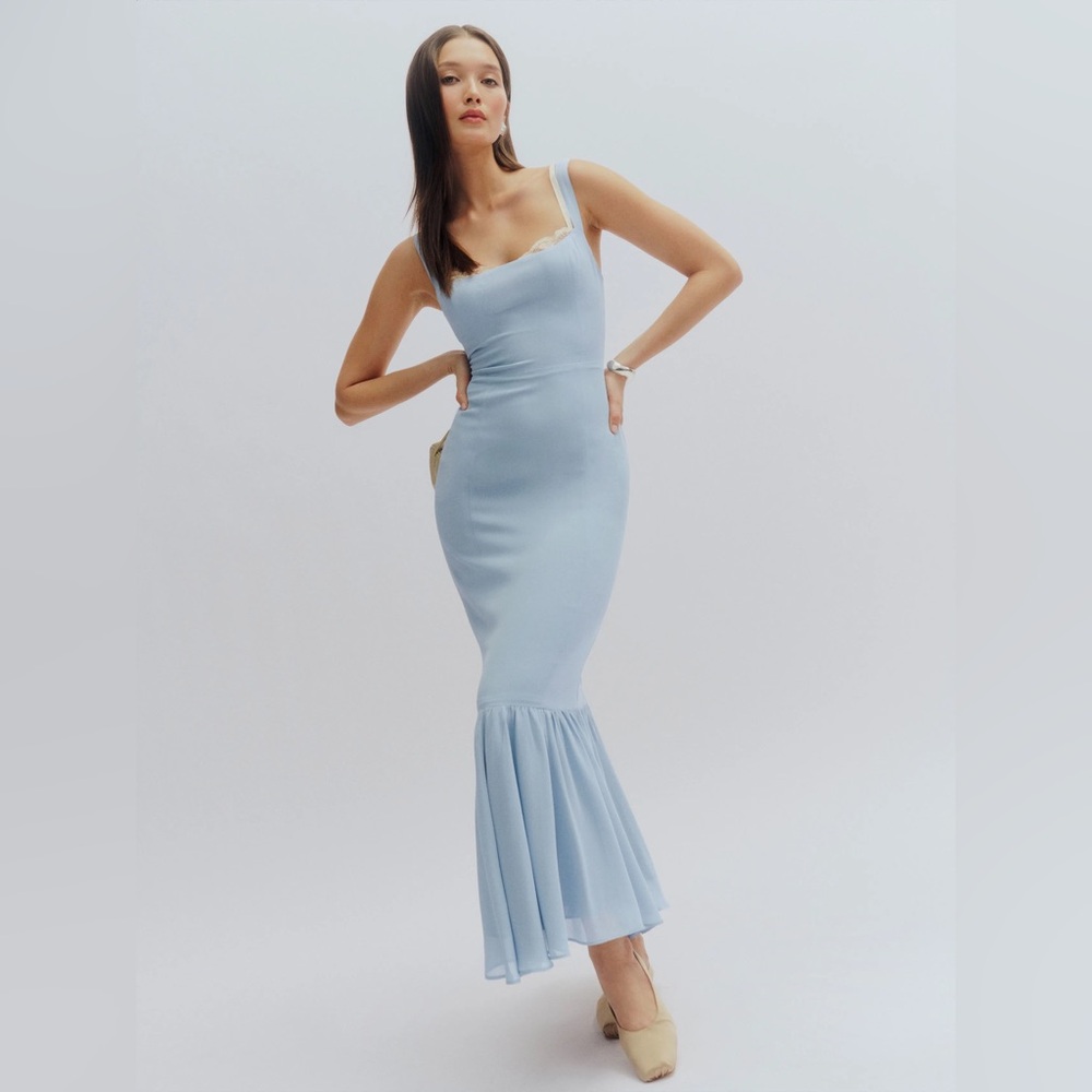 DO NOT BUY - NOT AVAILABLE Reformation Irisa Dress Mineral - Size 0